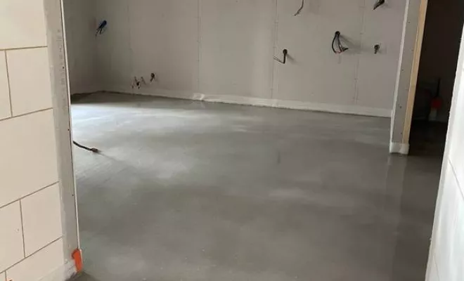 Pose de chape béton, Angoulême, M RENOV