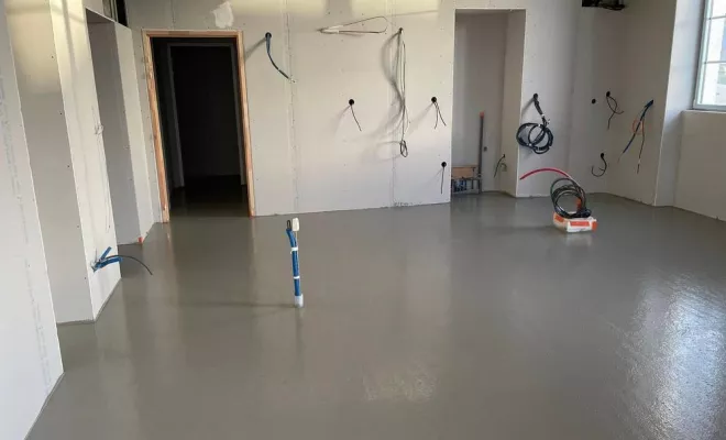 Pose de chape béton, Angoulême, M RENOV